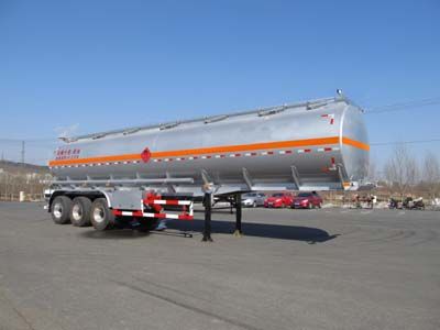 Luping Machinery LPC9405GYYD Aluminum alloy oil transport semi-trailer