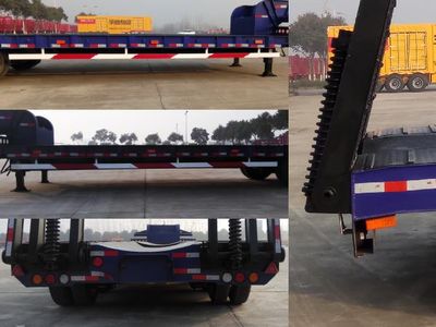 Huajun  ZCZ9400TDPH Low flatbed semi-trailer