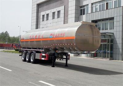 Huanghai  DD9400GYY Aluminum alloy oil transport semi-trailer