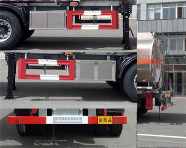 Huanghai  DD9400GYY Aluminum alloy oil transport semi-trailer