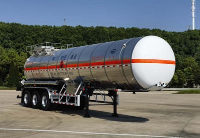 Hongtu  HT9400GRY7A Flammable liquid tank transport semi-trailer