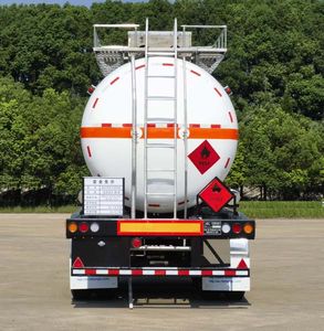 Hongtu  HT9400GRY7A Flammable liquid tank transport semi-trailer