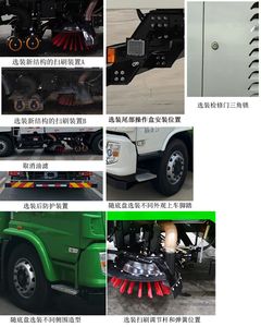 Yutong  YTZ5182TSLT0D6 Road sweeper