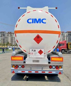 CIMC ZJV9404GYYJM Aluminum alloy oil transport semi-trailer