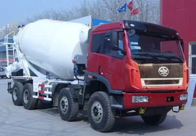 Jiefang Automobile CA5310GJBP2K2L1T4E80 Flat headed diesel concrete mixer truck