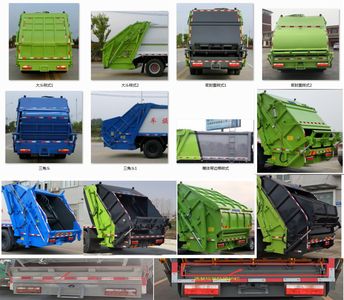 Chuyun  EZW5160ZYSE6 Compressed garbage truck