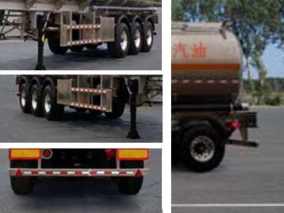 Jiancheng  JC9408GYY Aluminum alloy oil transport semi-trailer