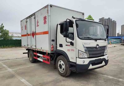 Huatong brand automobiles HCQ5124XRQBJ601 Flammable gas box transport vehicle