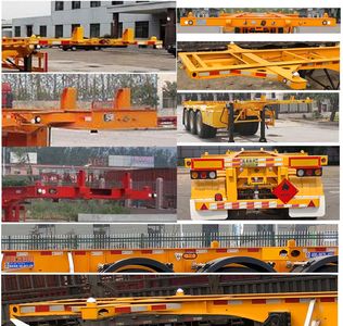 Hualiang Tianhong  LJN9402TWY Transport semi-trailer of dangerous goods tank frame