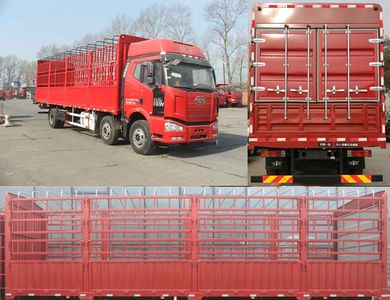 Jiefang Automobile CA5250CCYP63K1L6T3E5 Grate type transport vehicle