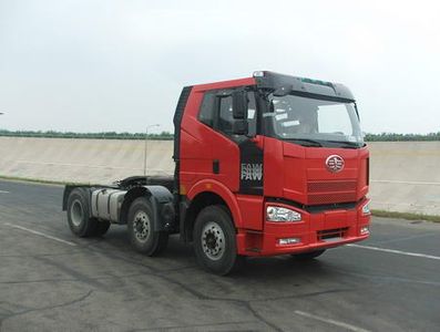 Jiefang Automobile CA4220P66K24T3AE Flat head diesel semi-trailer tractor