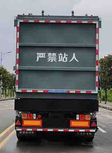 Shanhua  JHA9402ZYS Compressed garbage semi-trailer