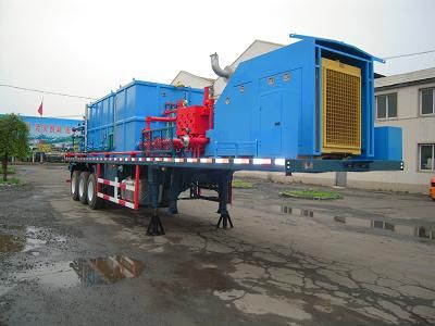 Jiping Xiongfeng  JXF9380TJC Well washing semi-trailer