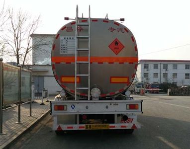 Changhua  HCH9400GRY35 Aluminum alloy flammable liquid tank transport semi-trailer