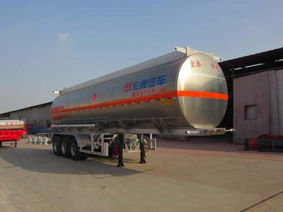 Zhengkang Hongtai brand automobiles HHT9409GRYC Aluminum alloy flammable liquid tank transport semi-trailer