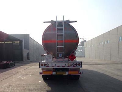 Zhengkang Hongtai brand automobiles HHT9409GRYC Aluminum alloy flammable liquid tank transport semi-trailer