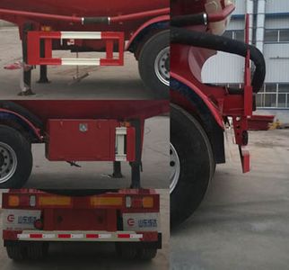 Chengshida Automobile SCD9409GFL Medium density powder material transportation semi-trailer