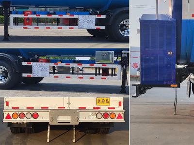 Yongqiang  YQ9380GDYCY2 Low temperature liquid transport semi-trailer