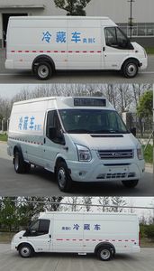 Jiangling Quanshun brand automobiles JX5049XLCML2 Refrigerated truck