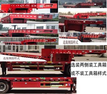 Ruilu Hao  RLH9402TDP Low flatbed semi-trailer