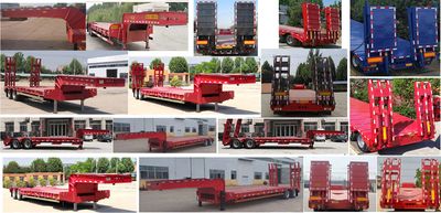 Weizheng Baiye  WZB9350TDP Low flatbed semi-trailer