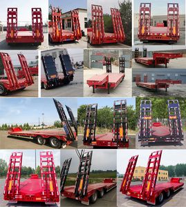 Weizheng Baiye  WZB9350TDP Low flatbed semi-trailer