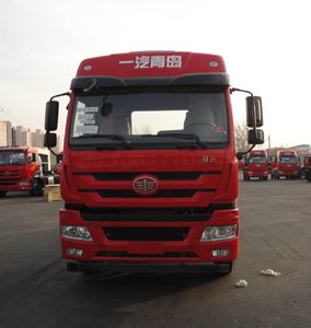 Jiefang Automobile CA3310P1K15L3T4NE5A80 Flat head natural gas dump truck