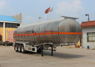 Tongyada  CTY9401GRYL41 Aluminum alloy flammable liquid tank transport semi-trailer