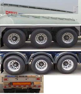 Tongyada  CTY9401GRYL41 Aluminum alloy flammable liquid tank transport semi-trailer