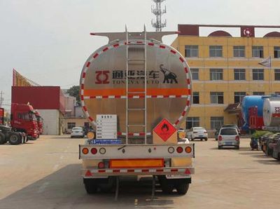 Tongyada  CTY9401GRYL41 Aluminum alloy flammable liquid tank transport semi-trailer