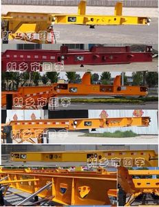 Zhongyu Guoyu brand automobiles ZGY9400TJZE Container transport semi-trailer