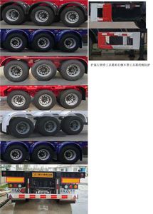 Zhongzhi Huaxing brand automobiles JLQ9405TJZ Container transport semi-trailer