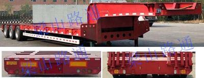 Tengyun  LLT9400TDPXZ Low flatbed semi-trailer