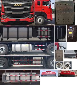 Jianghuai brand automobiles HFC5322XXYP1K6H43S Box transport vehicle