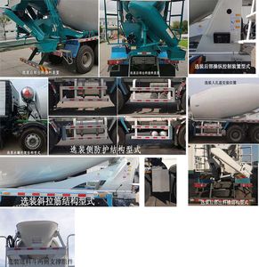 Qingzhuan  QDZ5310GJBZHTX30F1 Concrete mixing transport vehicle