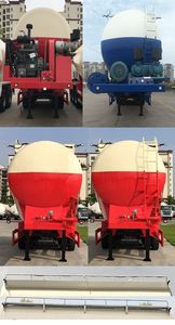 CIMC ZJV9400GFLJM Low density powder material transportation semi-trailer