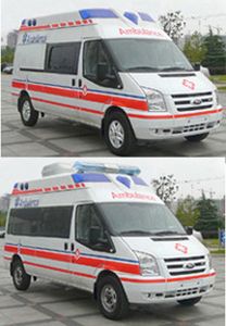 Jiangling Quanshun brand automobiles JX5048XJHMCC ambulance