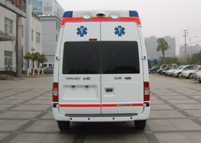 Jiangling Quanshun brand automobiles JX5048XJHMCC ambulance