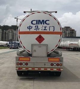 CIMC ZJV9404GRYJM Aluminum alloy flammable liquid tank transport semi-trailer