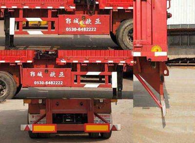 Xinkaida brand automobiles DLZ9405JSQ Truck mounted lifting and transportation of semi-trailers