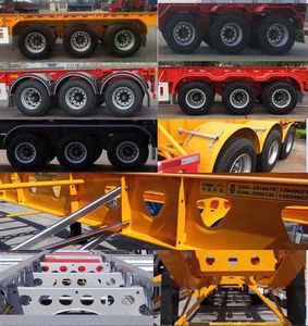 Huajun  ZCZ9403TWYJ Transport semi-trailer of dangerous goods tank frame