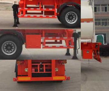 Hengxin Zhiyuan brand automobiles CHX9402GRY Flammable liquid tank transport semi-trailer