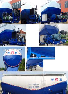 Mingwei  CMW9402GFL Low density powder material transportation semi-trailer