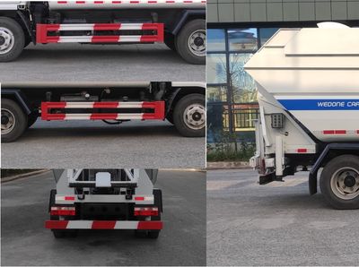 Wudang license plate car HEQ5075ZZZ6 Hydraulic Lifter Garbage truck 