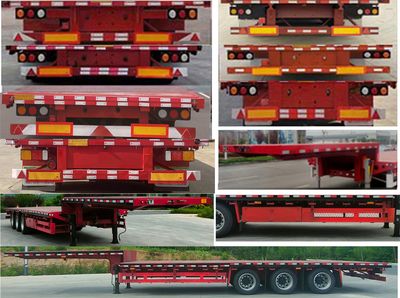 Si Tong Ba Da  LST9400TDP Low flatbed semi-trailer