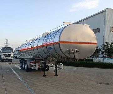 Ruijiang  WL9400GRYM Aluminum alloy flammable liquid tank transport semi-trailer