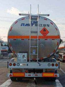 Ruijiang  WL9400GRYM Aluminum alloy flammable liquid tank transport semi-trailer