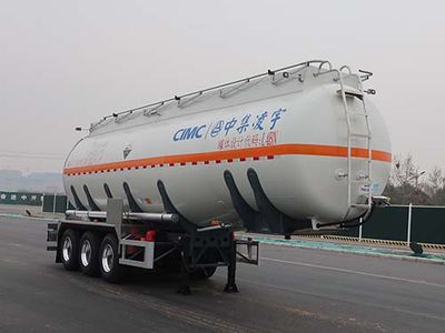 Lingyu  CLY9405GFW40 Tank transport semi-trailer for corrosive substances