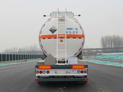 Lingyu  CLY9405GFW40 Tank transport semi-trailer for corrosive substances