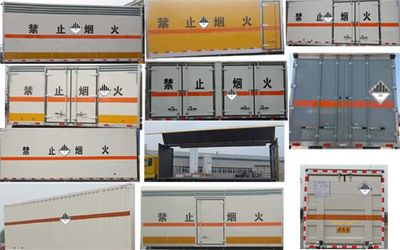 Jiangte brand automobiles JDF5030XZWE5 Miscellaneous dangerous goods box transport vehicle